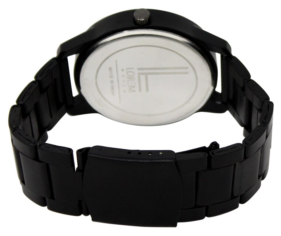 LOREM  Casual Black Dial Men's Fashionable Designer Wrist Watch